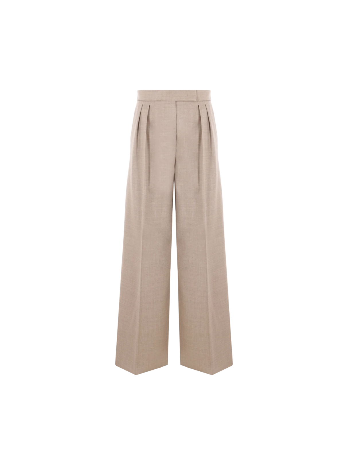 Entrata Wide-leg Wool Trousers-MAX MARA-JOHN JULIA