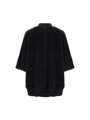 MAX MARA-Full-zip Teddy Cape-JOHN JULIA