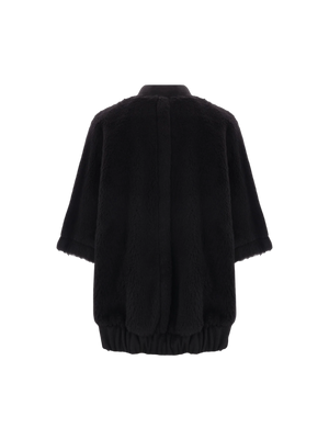 MAX MARA-Full-zip Teddy Cape-JOHN JULIA