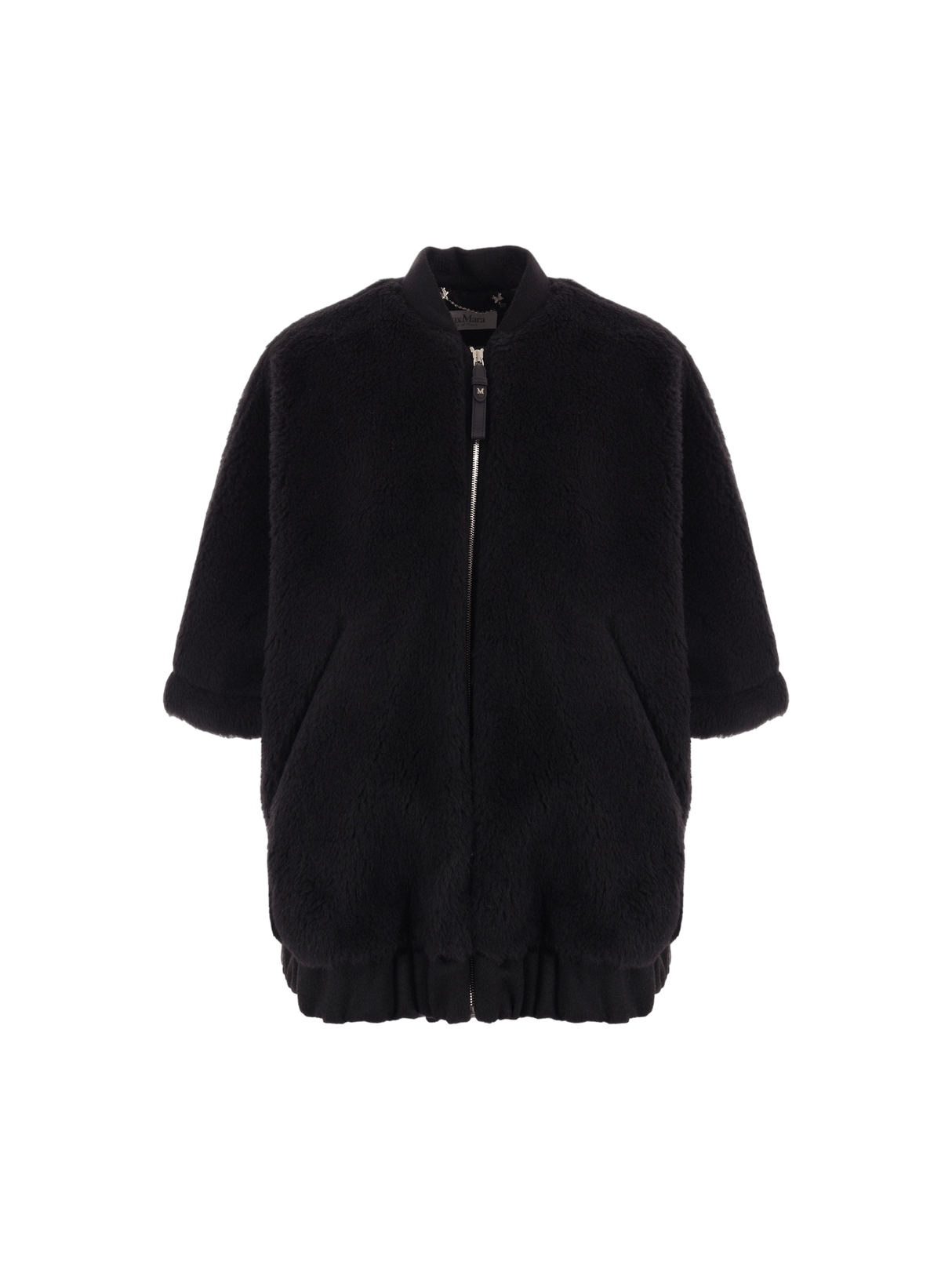 MAX MARA-Full-zip Teddy Cape-JOHN JULIA