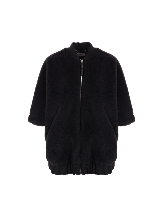 MAX MARA-Full-zip Teddy Cape-JOHN JULIA