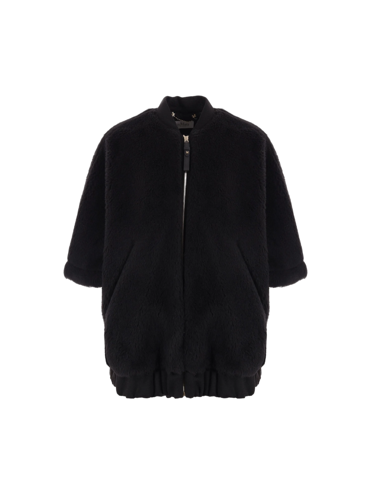 MAX MARA-Full-zip Teddy Cape-JOHN JULIA