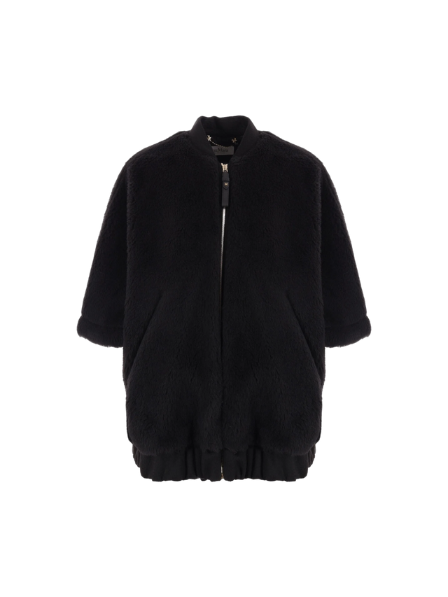 MAX MARA-Full-zip Teddy Cape-JOHN JULIA