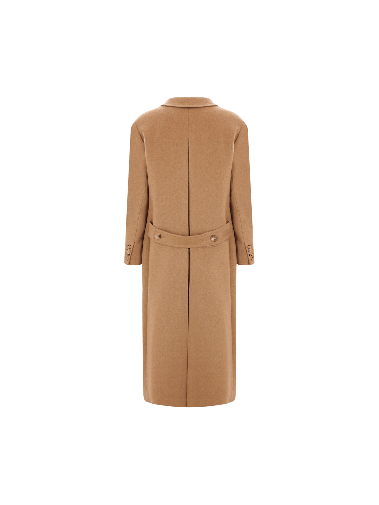 Fungo Double-breasted Camelwool Coat-MAX MARA-JOHN JULIA