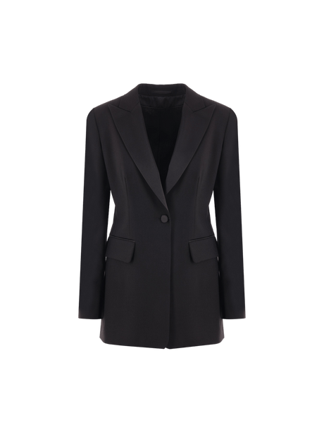 MAX MARA-Gara Single-breasted Wool and Mohair Jacket-JOHN JULIA