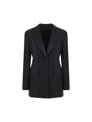 MAX MARA-Gara Single-breasted Wool and Mohair Jacket-JOHN JULIA