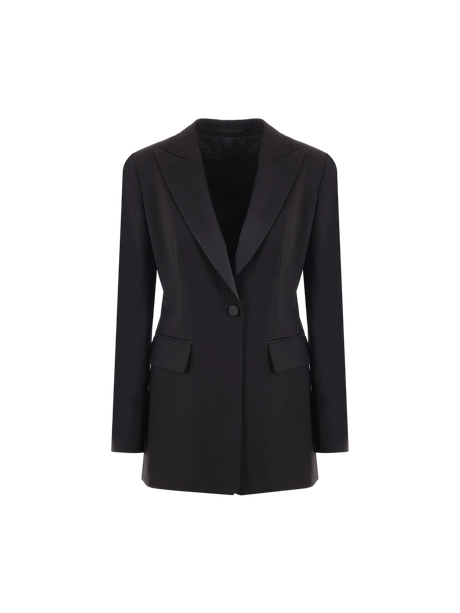 MAX MARA-Gara Single-breasted Wool and Mohair Jacket-JOHN JULIA