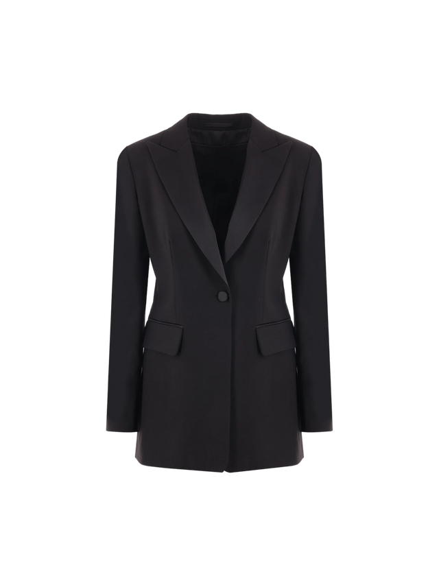 MAX MARA-Gara Single-breasted Wool and Mohair Jacket-JOHN JULIA