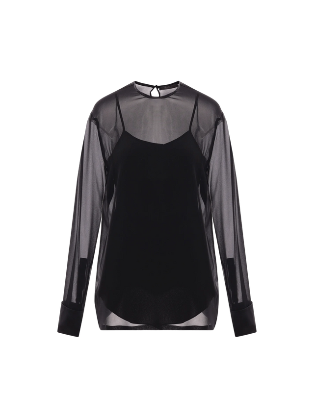 Georgette Blouse-MAX MARA-JOHN JULIA