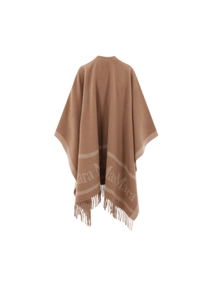 Hilde Wool Poncho-MAX MARA-JOHN JULIA