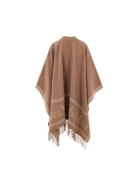 Hilde Wool Poncho-MAX MARA-JOHN JULIA