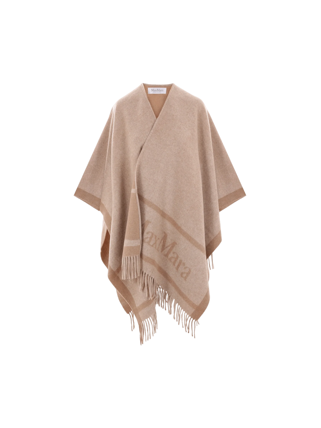 Hilde Wool Poncho-MAX MARA-JOHN JULIA