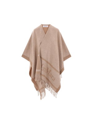 Hilde Wool Poncho-MAX MARA-JOHN JULIA