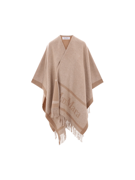 Hilde Wool Poncho-MAX MARA-JOHN JULIA