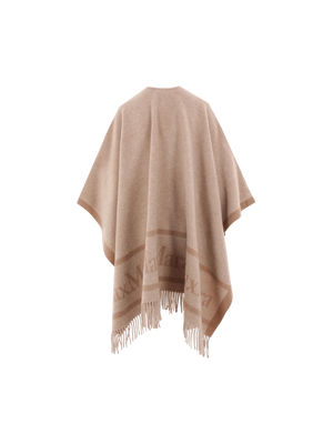 Hilde Wool Poncho-MAX MARA-JOHN JULIA