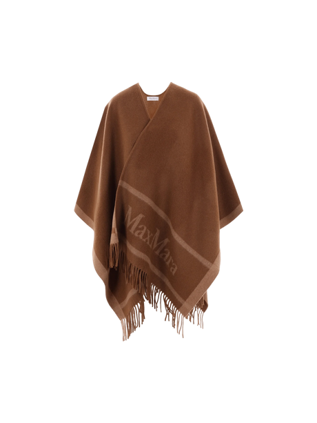 Hilde Wool Poncho-MAX MARA-JOHN JULIA