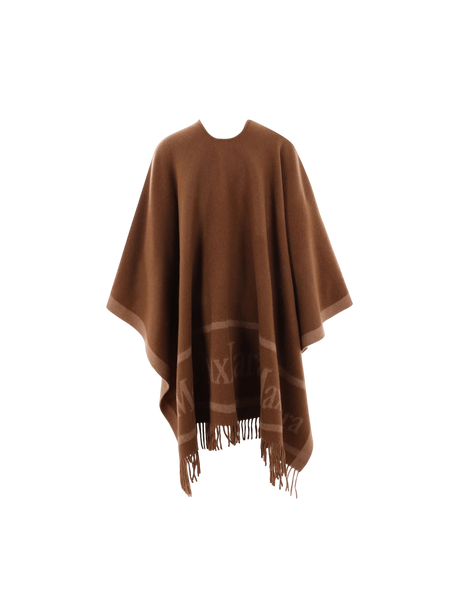 Hilde Wool Poncho-MAX MARA-JOHN JULIA