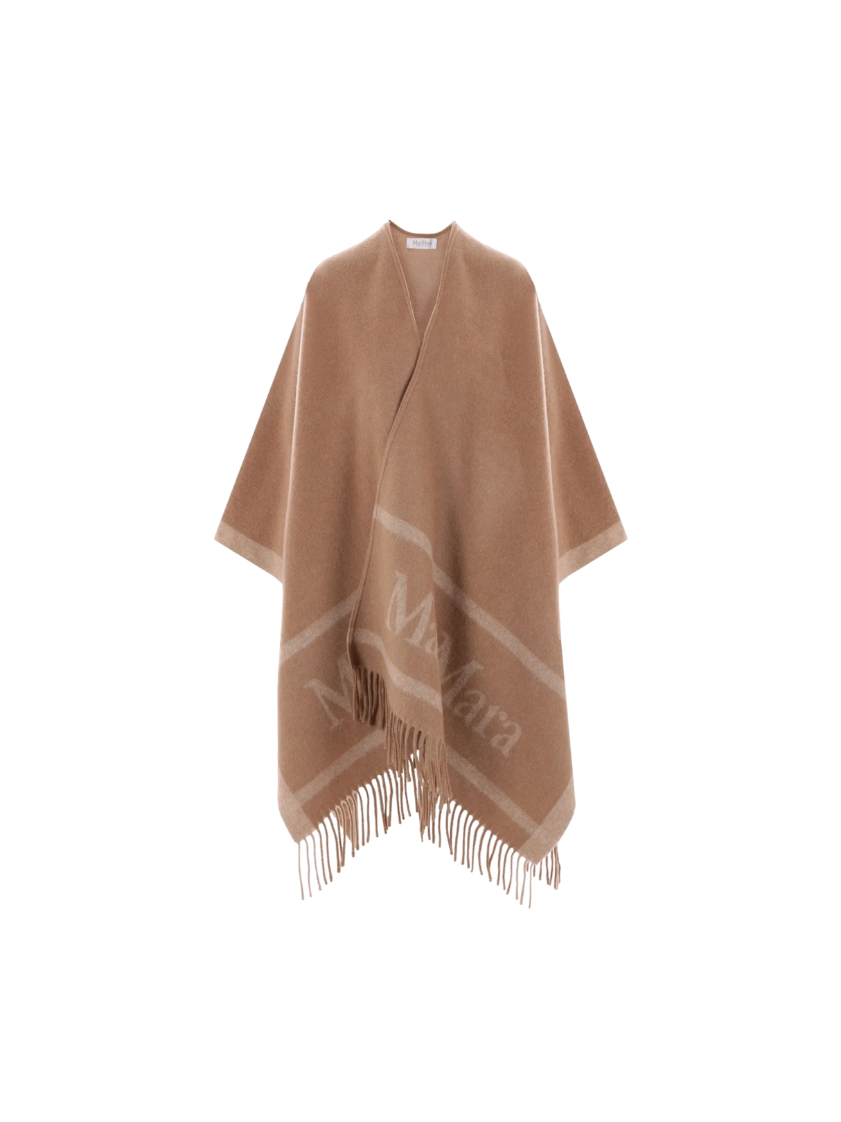 Hilde Wool Poncho-MAX MARA-JOHN JULIA