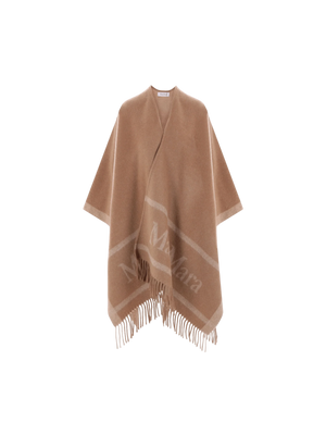 Hilde Wool Poncho-MAX MARA-JOHN JULIA