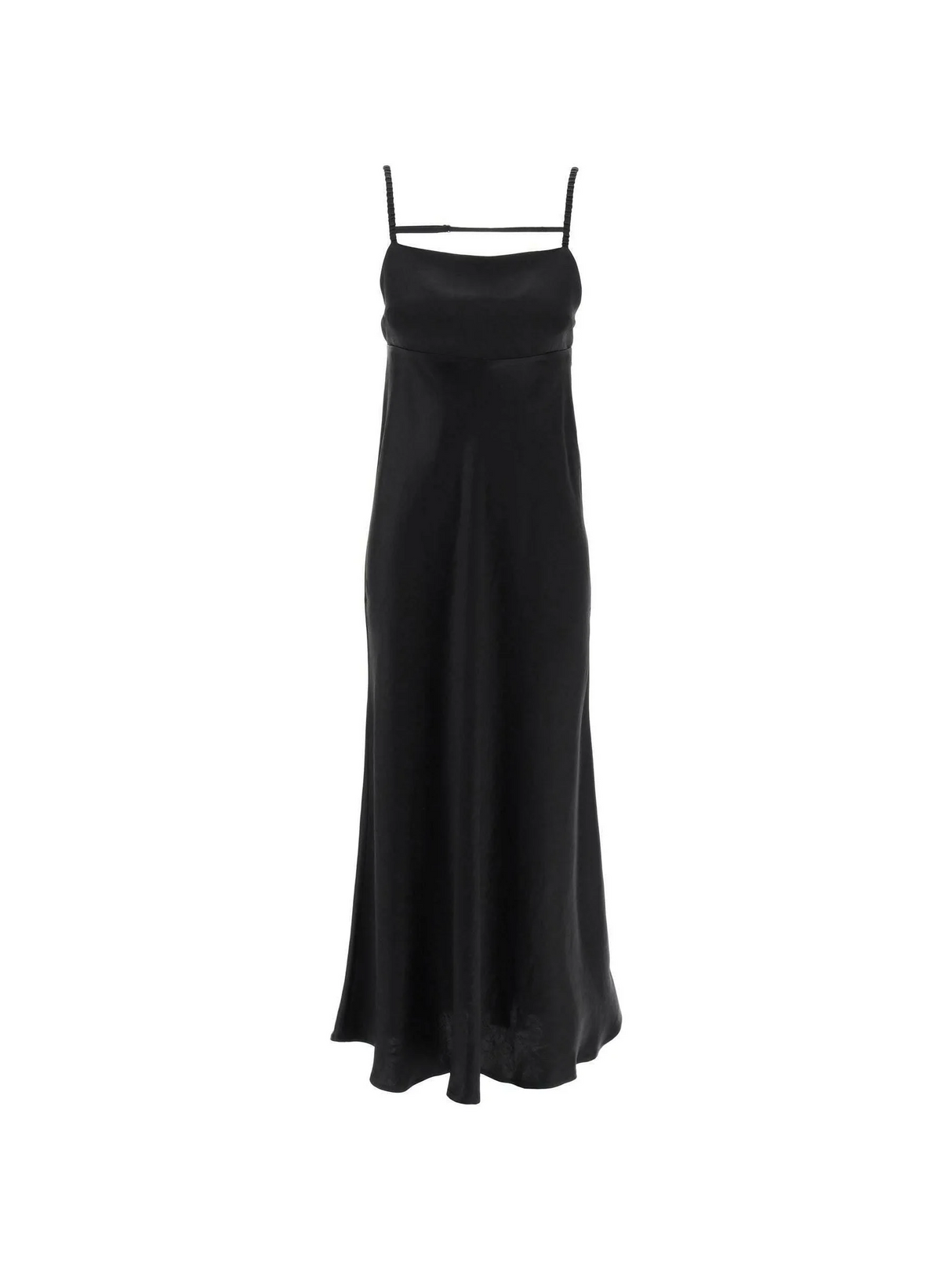 Black Baden Leisure Satin Maxi Dress MAX MARA LEISURE JOHN JULIA.