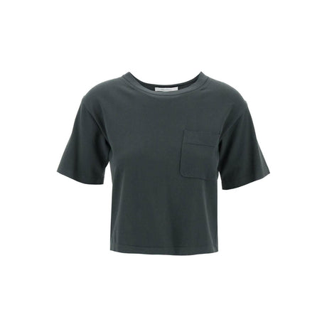 Green Acro Cropped Short-Sleeve T-Shirt MAX MARA LEISURE JOHN JULIA.