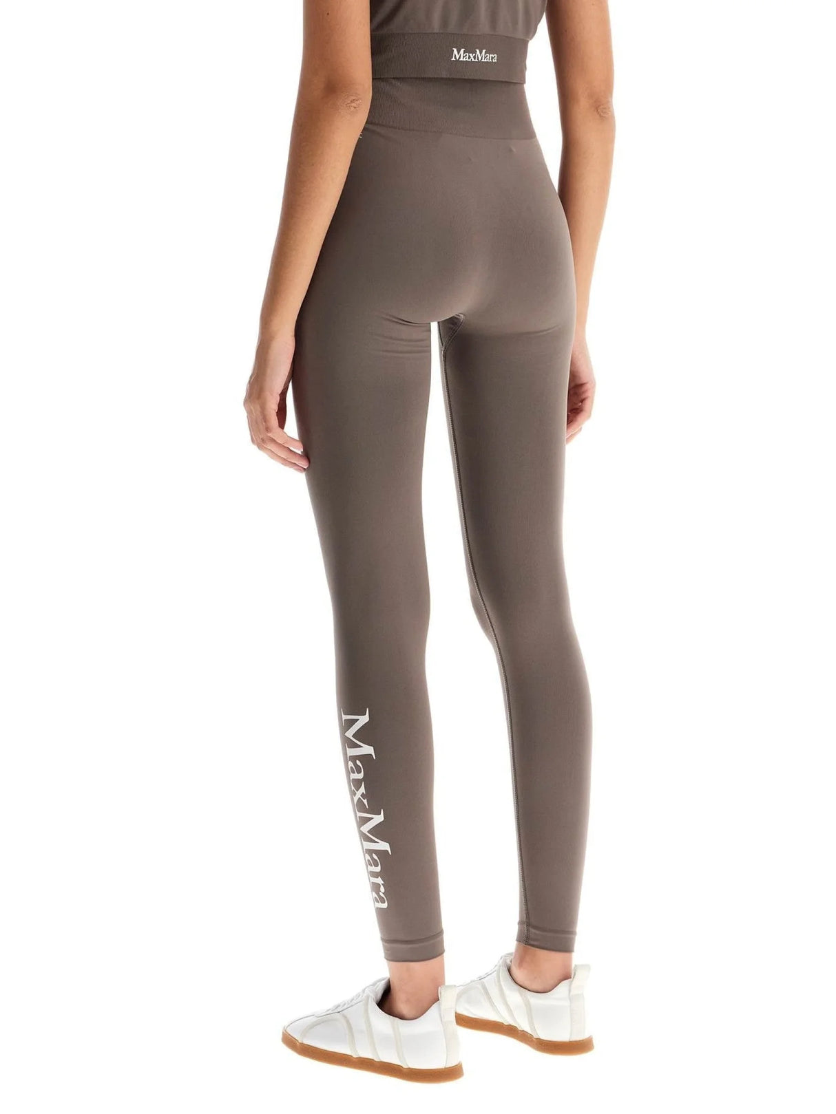 Logo Print Sport Leggings-Max Mara Leisure-JOHN JULIA