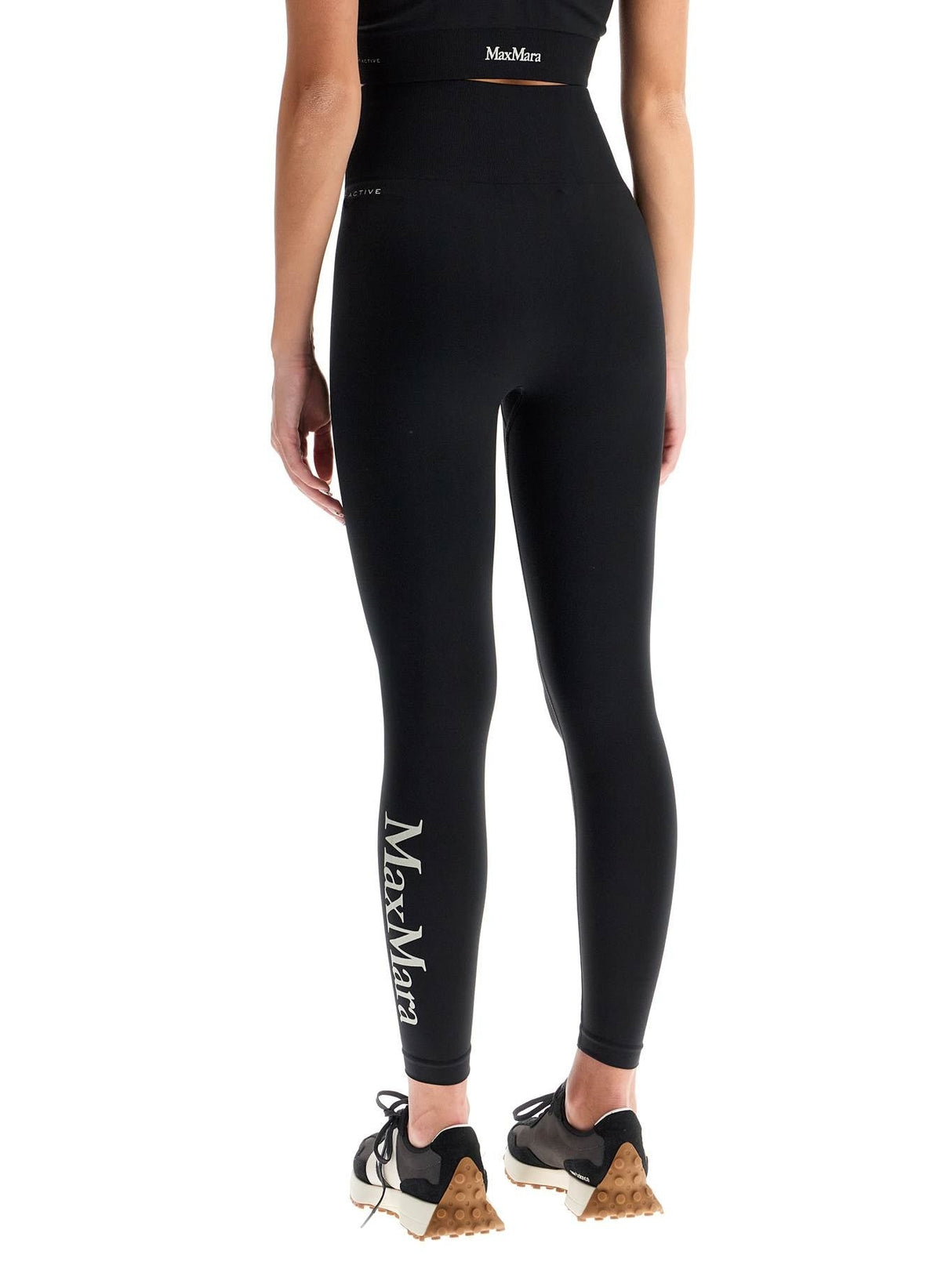 Fire Sport Leggings With Logo Print