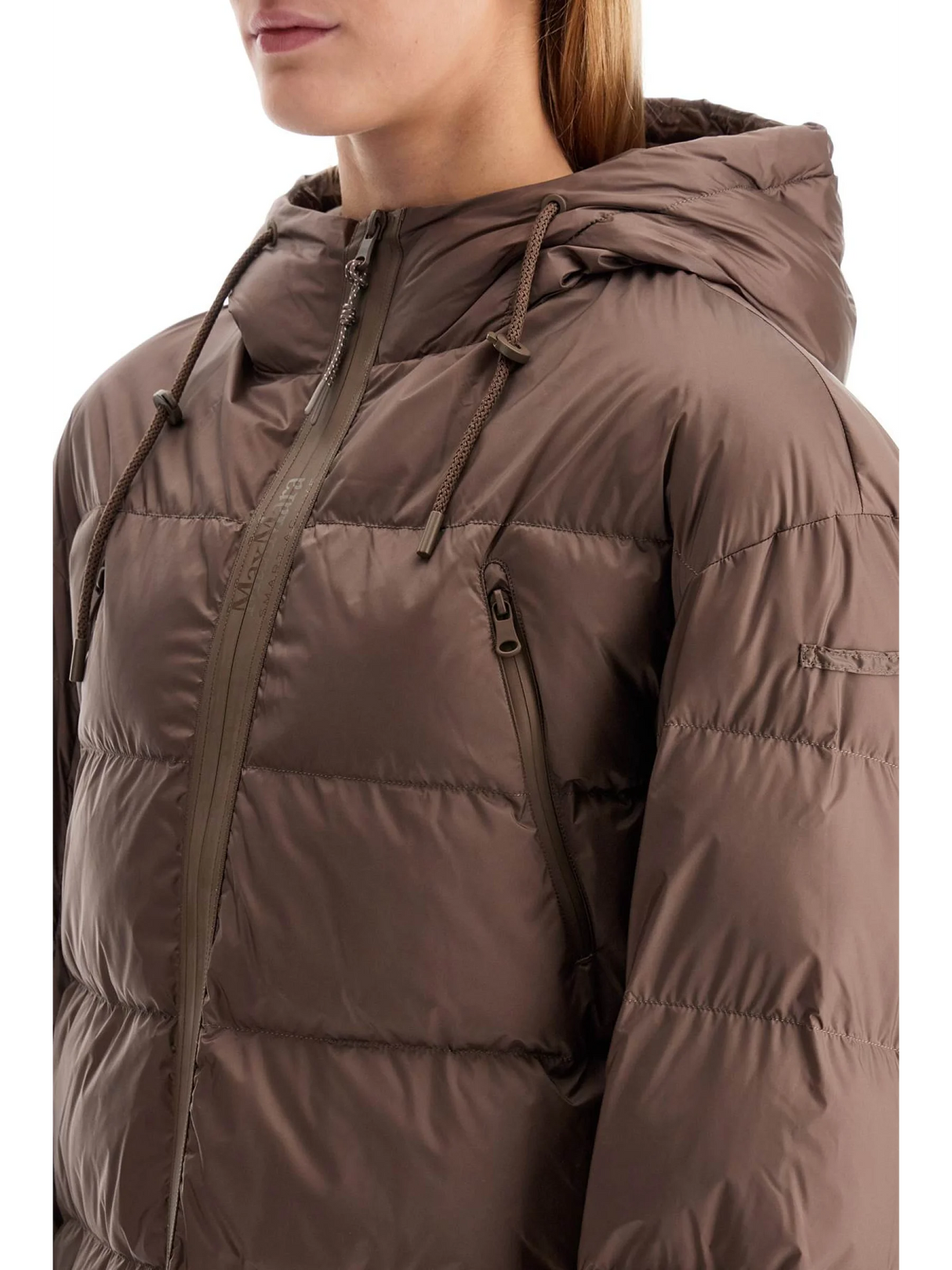 Short Down Jacket With Hood C