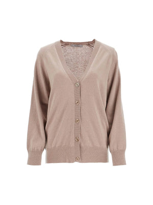 MAX MARA LEISURE-Wool and Cashmere Cardigan-JOHN JULIA