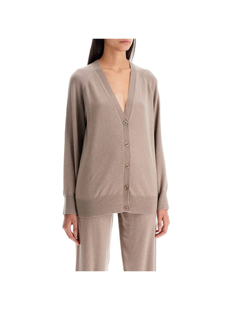 MAX MARA LEISURE-Wool and Cashmere Cardigan-JOHN JULIA