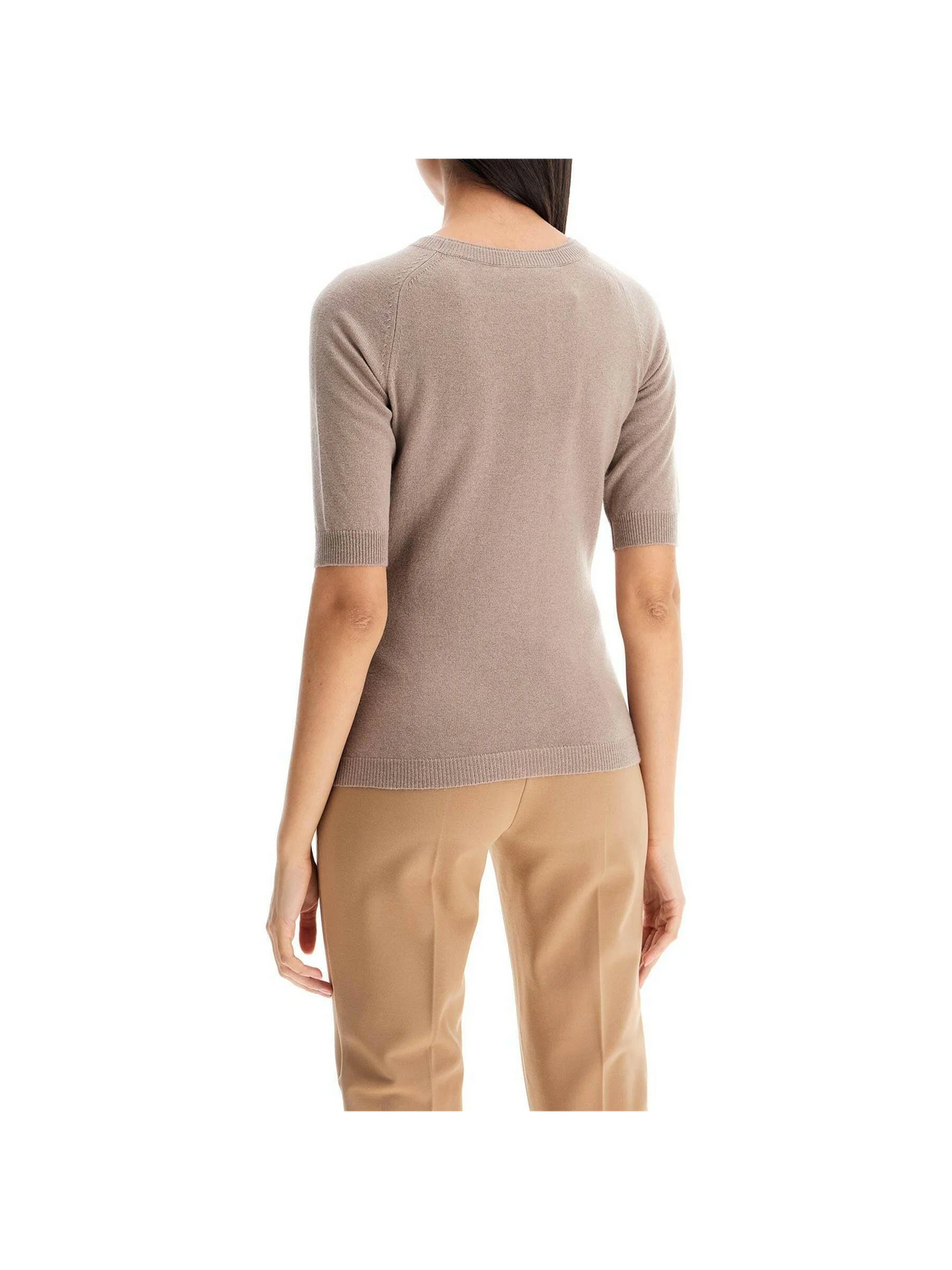 'Wool And Cashmere Knit Top 'C.