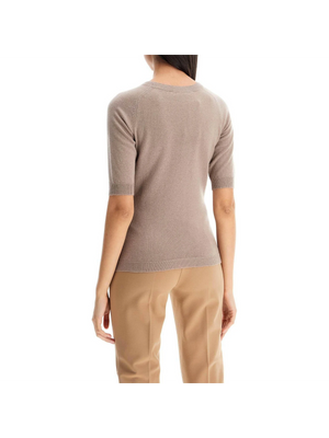 'Wool And Cashmere Knit Top 'C.