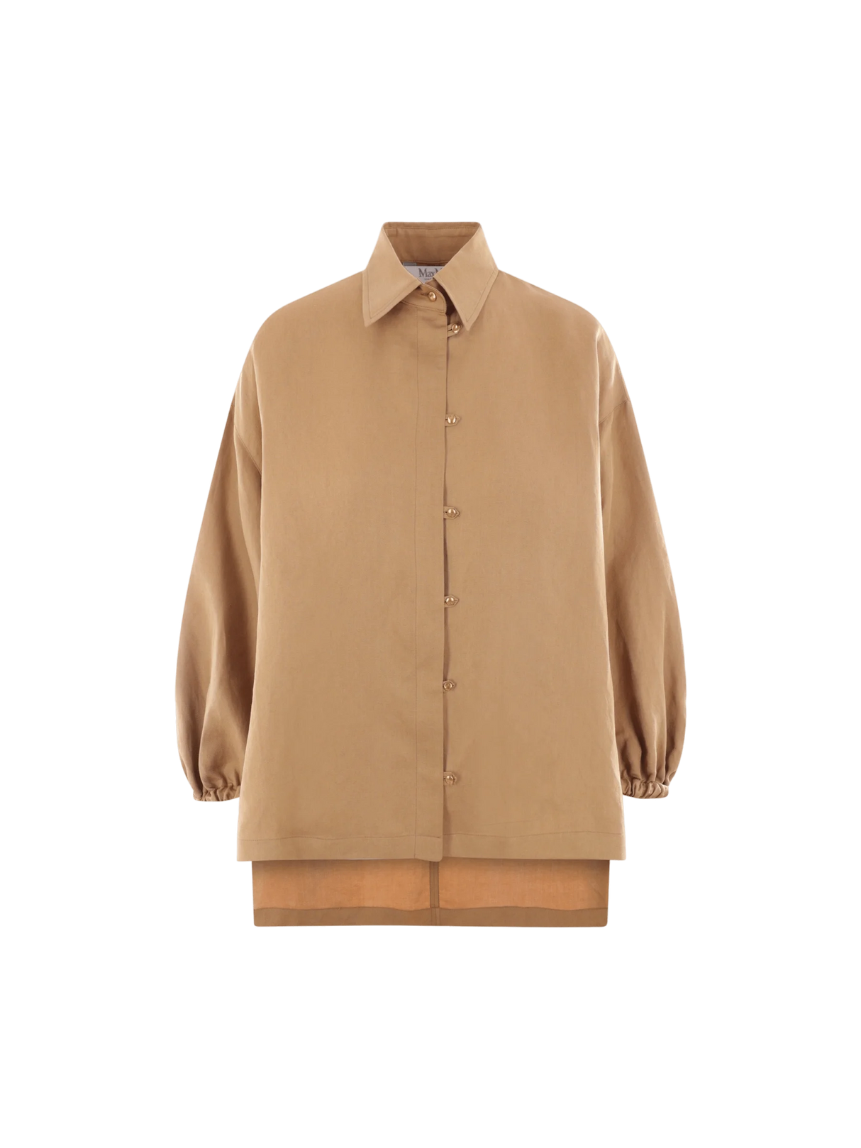 MAX MARA-Linen and Silk Loose-fit Shirt-JOHN JULIA