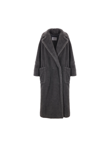 Teddy Wool Blend Coat-Max Mara-JOHN JULIA