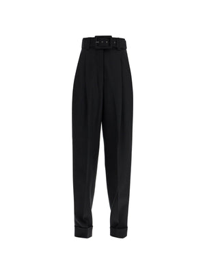 MAX MARA PIANOFORTE-Wool Tuxedo Pants-JOHN JULIA