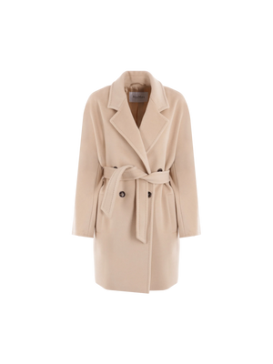 MAX MARA-Pila Double-breasted Wool and Cashmere Coat-JOHN JULIA