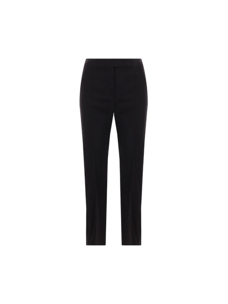 Rino Wool and Mohair Tuxedo Pants-MAX MARA-JOHN JULIA