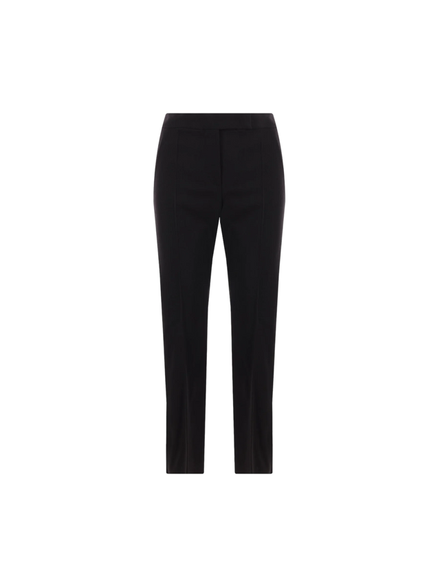 Rino Wool and Mohair Tuxedo Pants-MAX MARA-JOHN JULIA