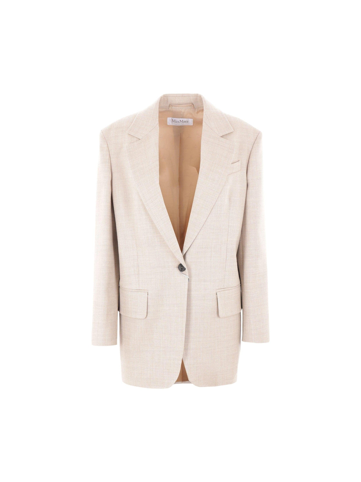 Rosi Single-breasted Wool Jacket-MAX MARA-JOHN JULIA