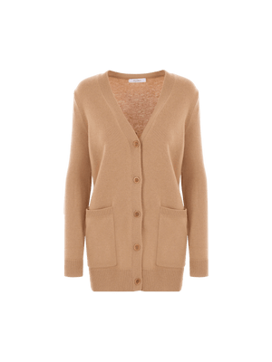 MAX MARA-Wool and Cashmere Cardigan-JOHN JULIA