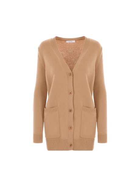 MAX MARA-Wool and Cashmere Cardigan-JOHN JULIA