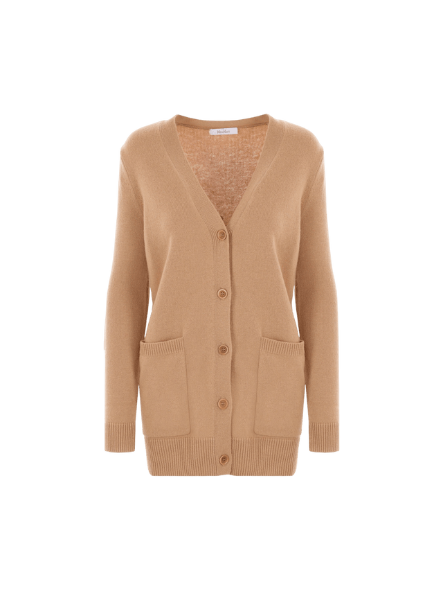 MAX MARA-Wool and Cashmere Cardigan-JOHN JULIA