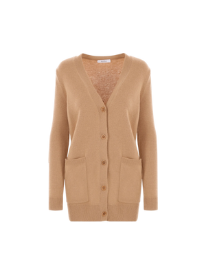 MAX MARA-Wool and Cashmere Cardigan-JOHN JULIA