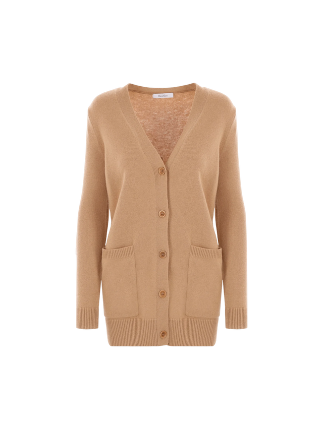 MAX MARA-Wool and Cashmere Cardigan-JOHN JULIA