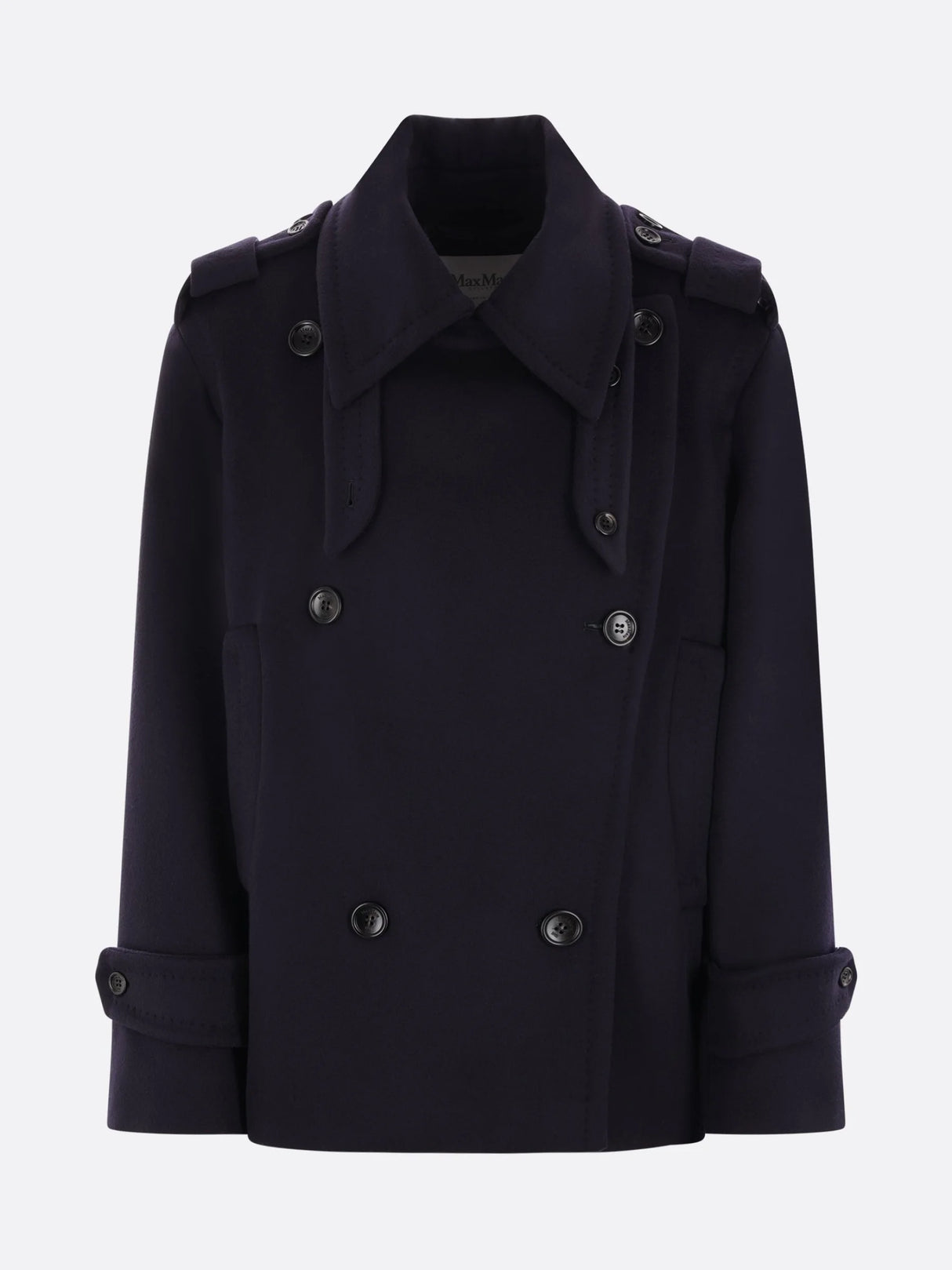 Wool And Cashmere Peacoat-MAX MARA-JOHN JULIA