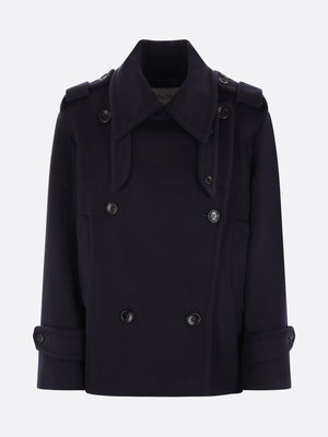 Wool And Cashmere Peacoat-MAX MARA-JOHN JULIA