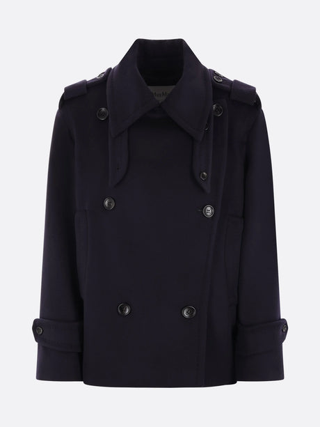 Wool And Cashmere Peacoat-MAX MARA-JOHN JULIA