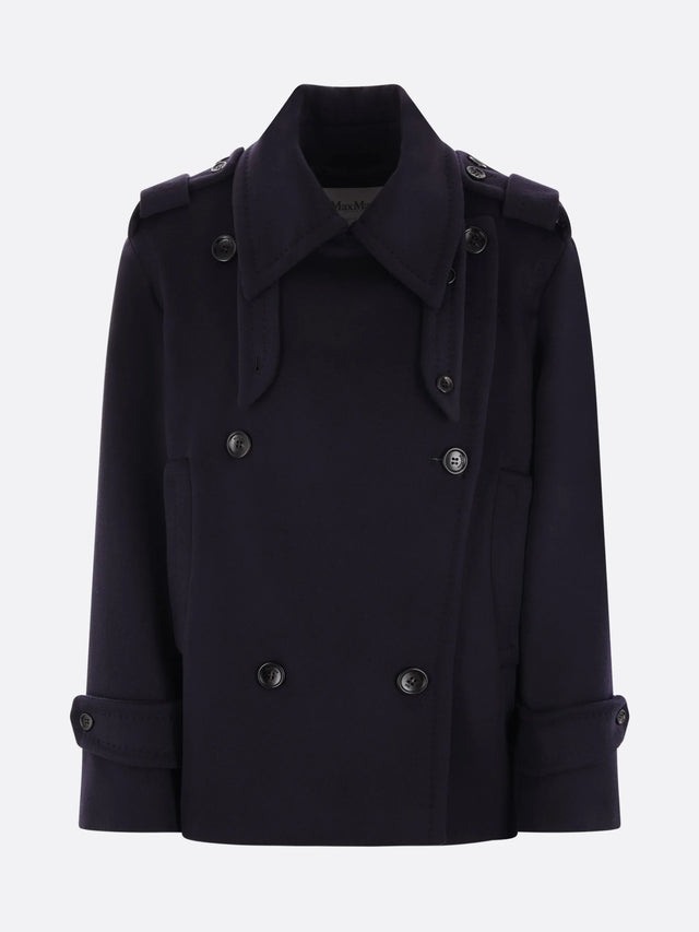 Wool And Cashmere Peacoat-MAX MARA-JOHN JULIA