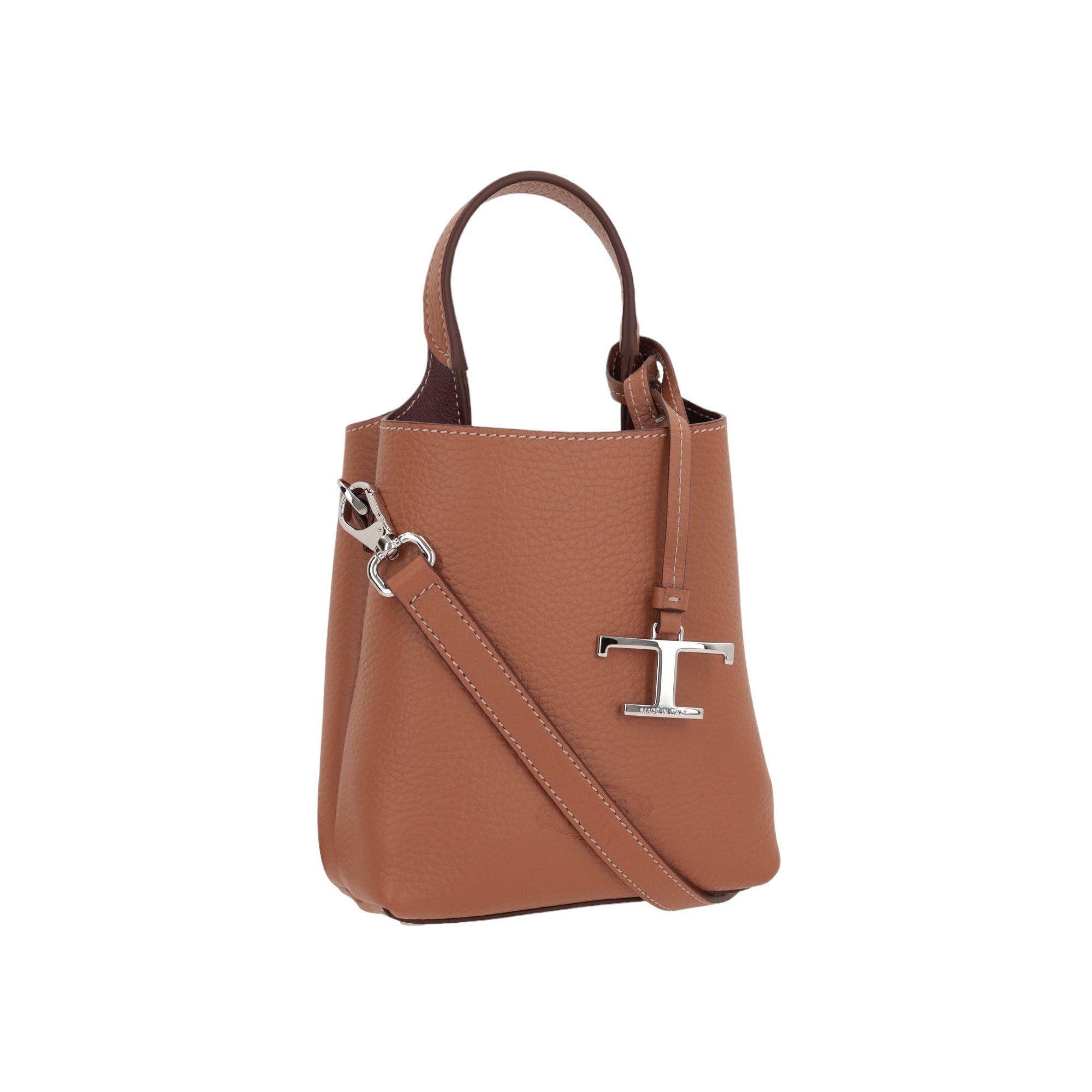 Micro Grainy Leather Handbag-TOD'S-JOHN JULIA