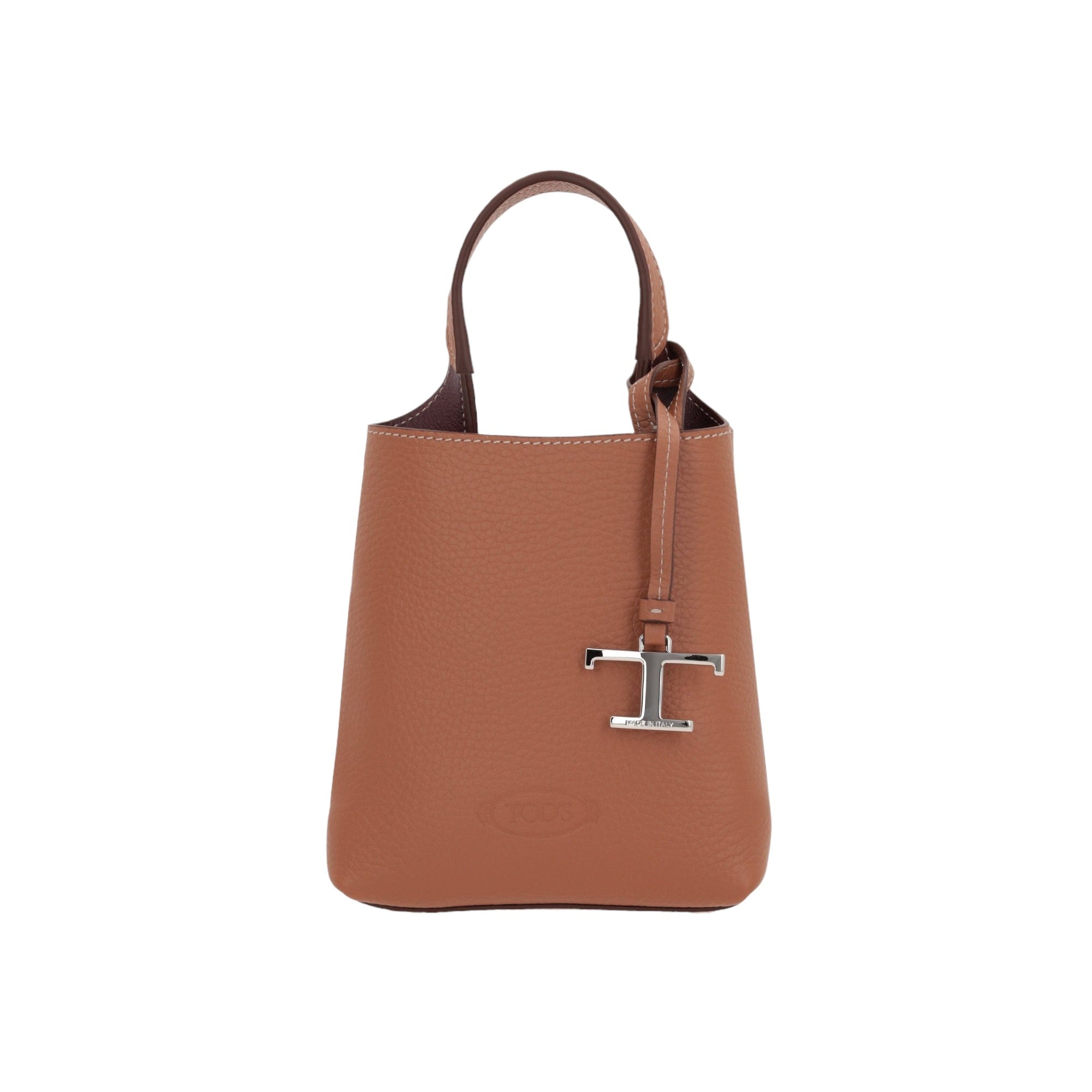 Micro Grainy Leather Handbag-TOD'S-JOHN JULIA